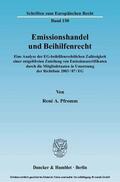 Pfromm |  Emissionshandel und Beihilfenrecht | eBook | Sack Fachmedien