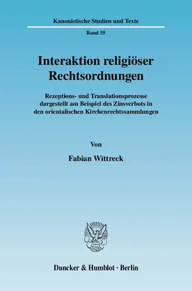 Wittreck |  Interaktion religiöser Rechtsordnungen | eBook | Sack Fachmedien