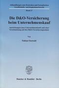 Osswald |  Die D&O-Versicherung beim Unternehmenskauf | eBook | Sack Fachmedien