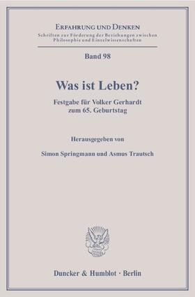 Springmann / Trautsch | Was ist Leben? | E-Book | sack.de
