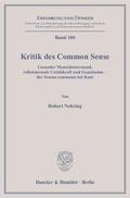 Nehring |  Kritik des Common Sense | eBook | Sack Fachmedien