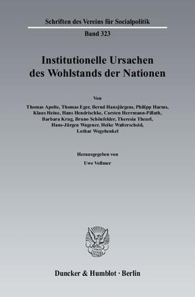 Vollmer | Institutionelle Ursachen des Wohlstands der Nationen | E-Book | sack.de