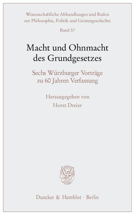 Dreier | Macht und Ohnmacht des Grundgesetzes | E-Book | sack.de