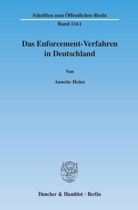 Heinz | Das Enforcement-Verfahren in Deutschland | E-Book | sack.de