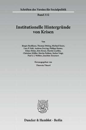 Theurl | Institutionelle Hintergründe von Krisen | E-Book | sack.de