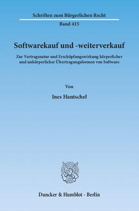 Hantschel | Softwarekauf und -weiterverkauf | E-Book | sack.de