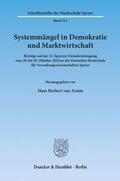 Arnim |  Systemmängel in Demokratie und Marktwirtschaft | eBook | Sack Fachmedien