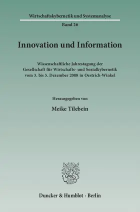 Tilebein |  Innovation und Information | eBook | Sack Fachmedien