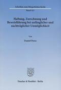 Peres |  Haftung, Zurechnung und Beweisführung bei anfänglicher und nachträglicher Unmöglichkeit | eBook | Sack Fachmedien