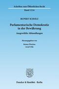 Scholz / Pitschas / Uhle |  Parlamentarische Demokratie in der Bewährung | eBook | Sack Fachmedien