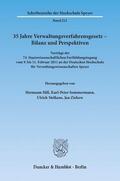 Hill / Ziekow / Sommermann |  35 Jahre Verwaltungsverfahrensgesetz - Bilanz und Perspektiven | eBook | Sack Fachmedien