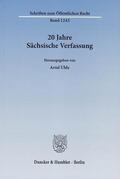 Uhle |  20 Jahre Sächsische Verfassung | eBook | Sack Fachmedien