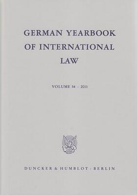 Giegerich / Matz-Lück / Odendahl | German Yearbook of International Law / Jahrbuch für Internationales Recht | E-Book | sack.de