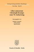 Armgardt / Reichard / Klinck |  Liber amicorum Christoph Krampe zum 70. Geburtstag | eBook | Sack Fachmedien
