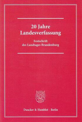 Fritsch | 20 Jahre Landesverfassung | E-Book | sack.de