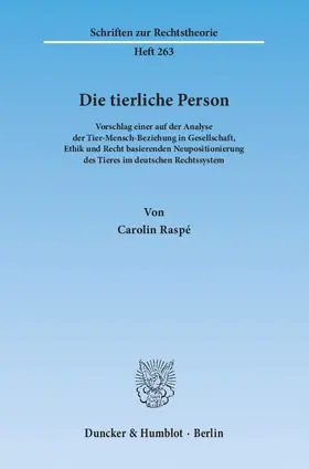Raspé | Die tierliche Person | E-Book | sack.de