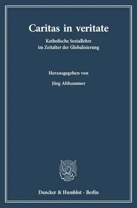Althammer | Caritas in veritate | E-Book | sack.de
