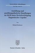 Redmann |  Anstiftung und anstiftungsähnliche Handlungen im StGB unter Berücksichtigung linguistischer Aspekte | eBook | Sack Fachmedien