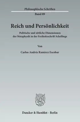 Ramírez Escobar |  Reich und Persönlichkeit. | eBook | Sack Fachmedien
