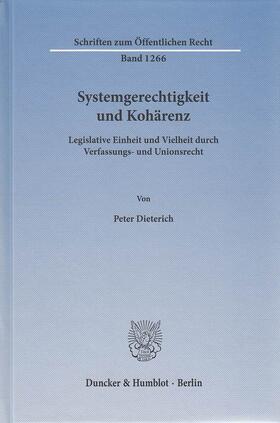 Dieterich | Systemgerechtigkeit und Kohärenz | E-Book | sack.de