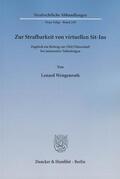 Wengenroth |  Zur Strafbarkeit von virtuellen Sit-Ins | eBook | Sack Fachmedien