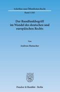 Hamacher |  Der Rundfunkbegriff im Wandel des deutschen und europäischen Rechts | eBook | Sack Fachmedien