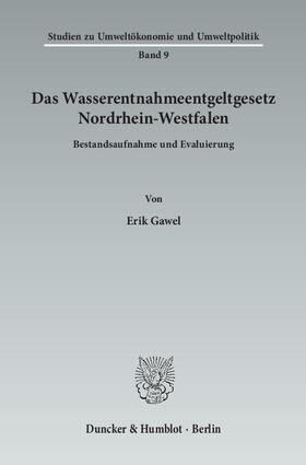 Gawel |  Das Wasserentnahmeentgeltgesetz Nordrhein-Westfalen | eBook | Sack Fachmedien