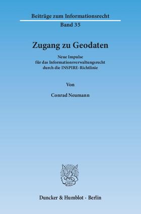 Neumann | Zugang zu Geodaten | E-Book | sack.de