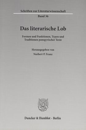 Franz / Kapp | Das literarische Lob | E-Book | sack.de
