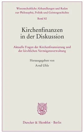Uhle |  Kirchenfinanzen in der Diskussion | eBook | Sack Fachmedien
