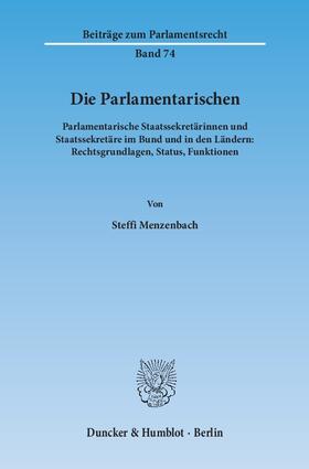Menzenbach | Die Parlamentarischen | E-Book | sack.de