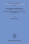 Richter |  Preemptive Self-Defense. | eBook | Sack Fachmedien