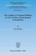 Alkatout |  The Legality of Targeted Killings in View of Direct Participation in Hostilities | eBook | Sack Fachmedien