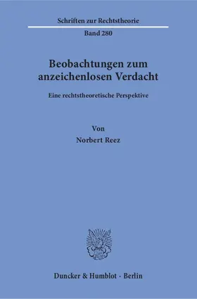 Reez |  Beobachtungen zum anzeichenlosen Verdacht | eBook | Sack Fachmedien