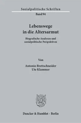 Brettschneider / Klammer | Lebenswege in die Altersarmut. | E-Book | sack.de