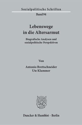 Brettschneider / Klammer | Lebenswege in die Altersarmut. | E-Book | sack.de