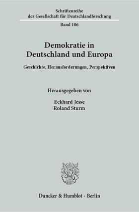 Jesse / Sturm | Demokratie in Deutschland und Europa | E-Book | sack.de