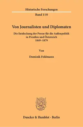 Feldmann |  Von Journalisten und Diplomaten. | eBook | Sack Fachmedien