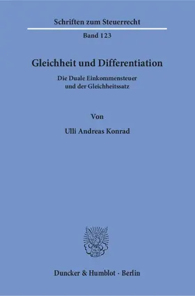 Konrad |  Gleichheit und Differentiation. | eBook | Sack Fachmedien