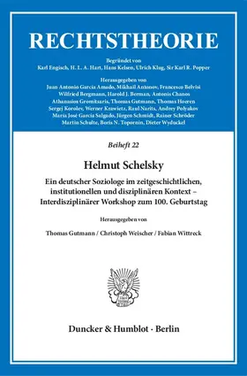 Gutmann / Wittreck / Weischer |  Helmut Schelsky | eBook | Sack Fachmedien