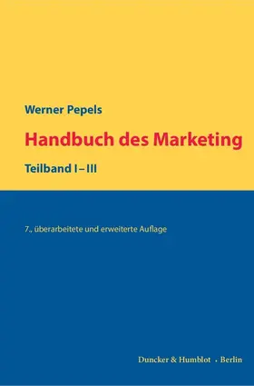 Pepels |  Handbuch des Marketing | eBook | Sack Fachmedien