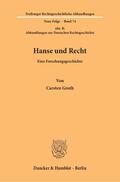 Groth |  Hanse und Recht | eBook | Sack Fachmedien