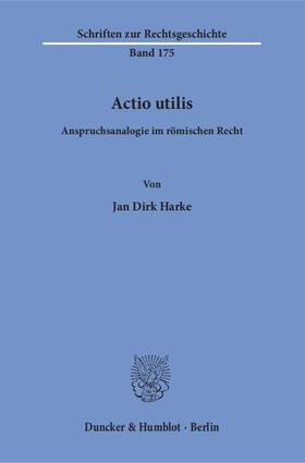 Harke |  Actio utilis. | eBook | Sack Fachmedien