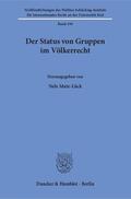 Matz-Lück |  Der Status von Gruppen im Völkerrecht | eBook | Sack Fachmedien