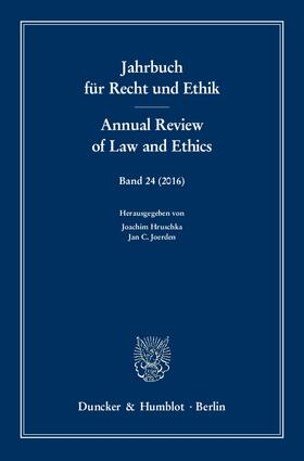 Hruschka / Joerden | Jahrbuch für Recht und Ethik / Annual Review of Law and Ethics | E-Book | sack.de