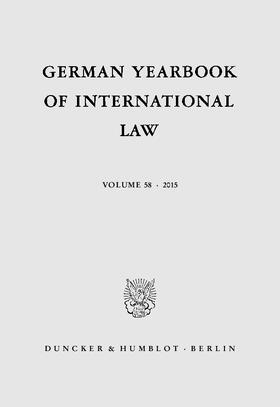 Arnauld / Odendahl | German Yearbook of International Law / Jahrbuch für Internationales Recht. | E-Book | sack.de