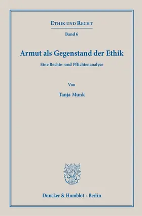 Munk |  Armut als Gegenstand der Ethik | eBook | Sack Fachmedien