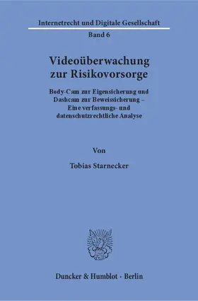 Starnecker |  Videoüberwachung zur Risikovorsorge | eBook | Sack Fachmedien