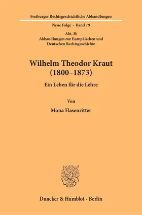 Hasenritter |  Wilhelm Theodor Kraut (1800–1873) | eBook | Sack Fachmedien