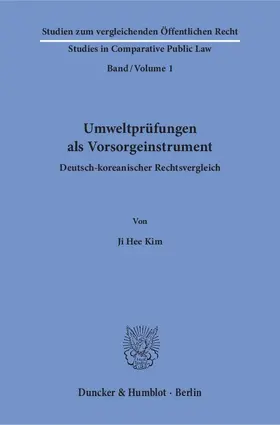 Kim |  Umweltprüfungen als Vorsorgeinstrument. | eBook | Sack Fachmedien